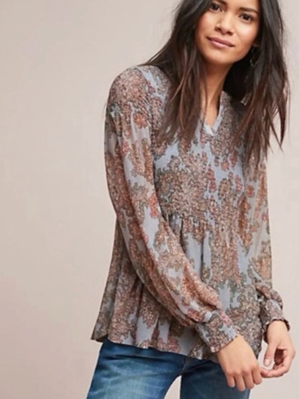 ANTHROPOLOGIE AKEMI + KIN ADRIA BLOUSE